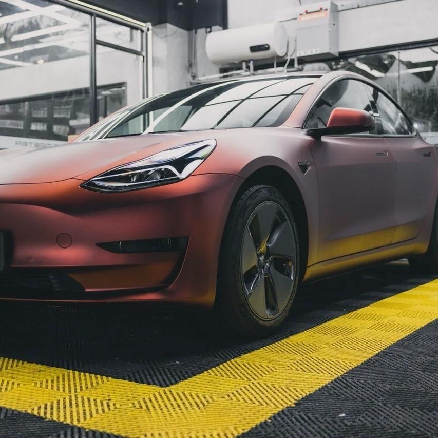 Matte Wine Red Vinyl Wrap