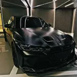 Best Ultra Matte Black Car Vinyl Wrap Tesla Model BMW