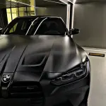 Best Ultra Matte Black Car Vinyl Wrap Tesla Model BMW
