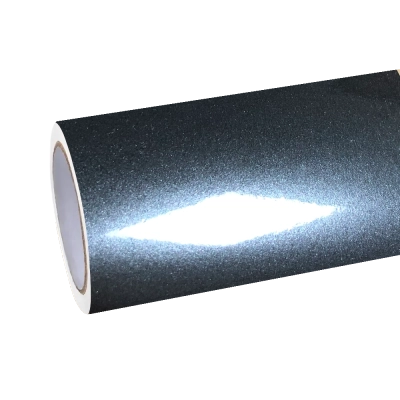 Gloss Metallic Cadet Grey Car Vinyl Wrap 01