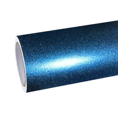 Matte Metallic Satin Diamond Storm Blue Car Vinyl Wrap 01