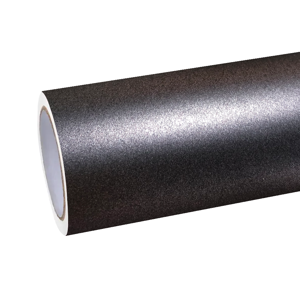Matte Satin Dark Grey Car Vinyl Wrap PET