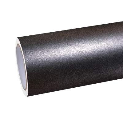 Matte Satin Dark Grey Car Vinyl Wrap PET 01