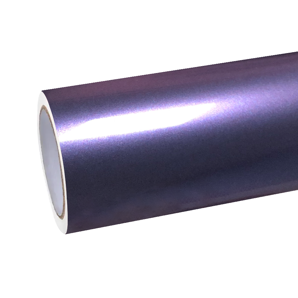 Gloss Crystal Rosemary Purple Car Vinyl Wrap PET