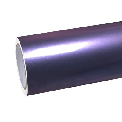 Gloss Crystal Rosemary Purple Car Vinyl Wrap PET 01