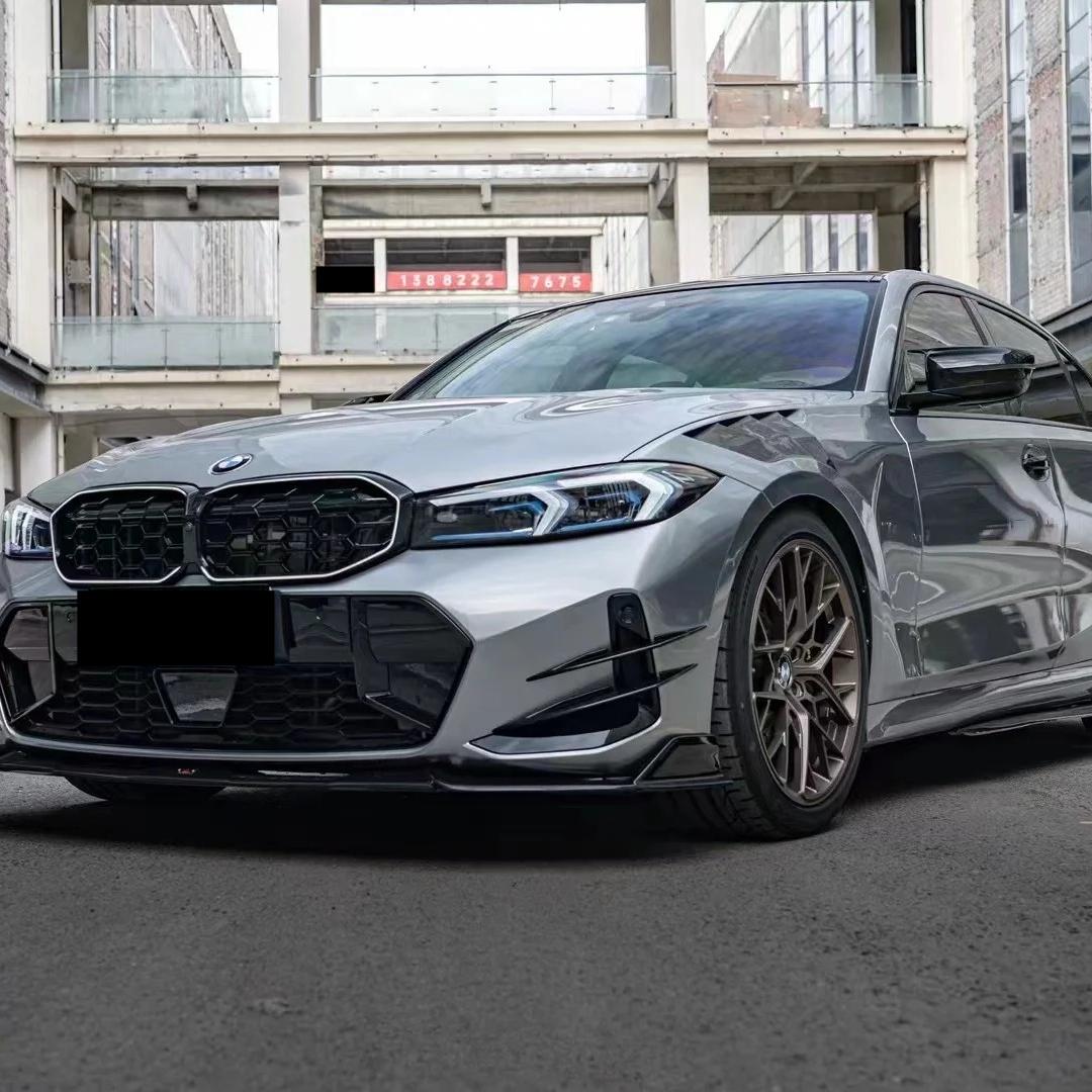 Gloss Skyscraper Grey Car Vinyl Wrap BMW PET