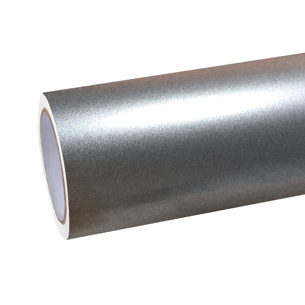 Gloss Skyscraper Grey Car Vinyl Wrap BMW PET