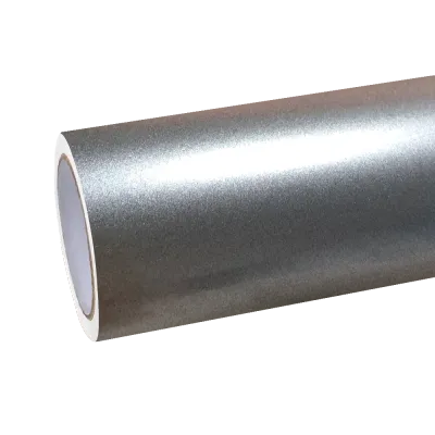 Gloss Skyscraper Grey Car Vinyl Wrap BMW PET 01