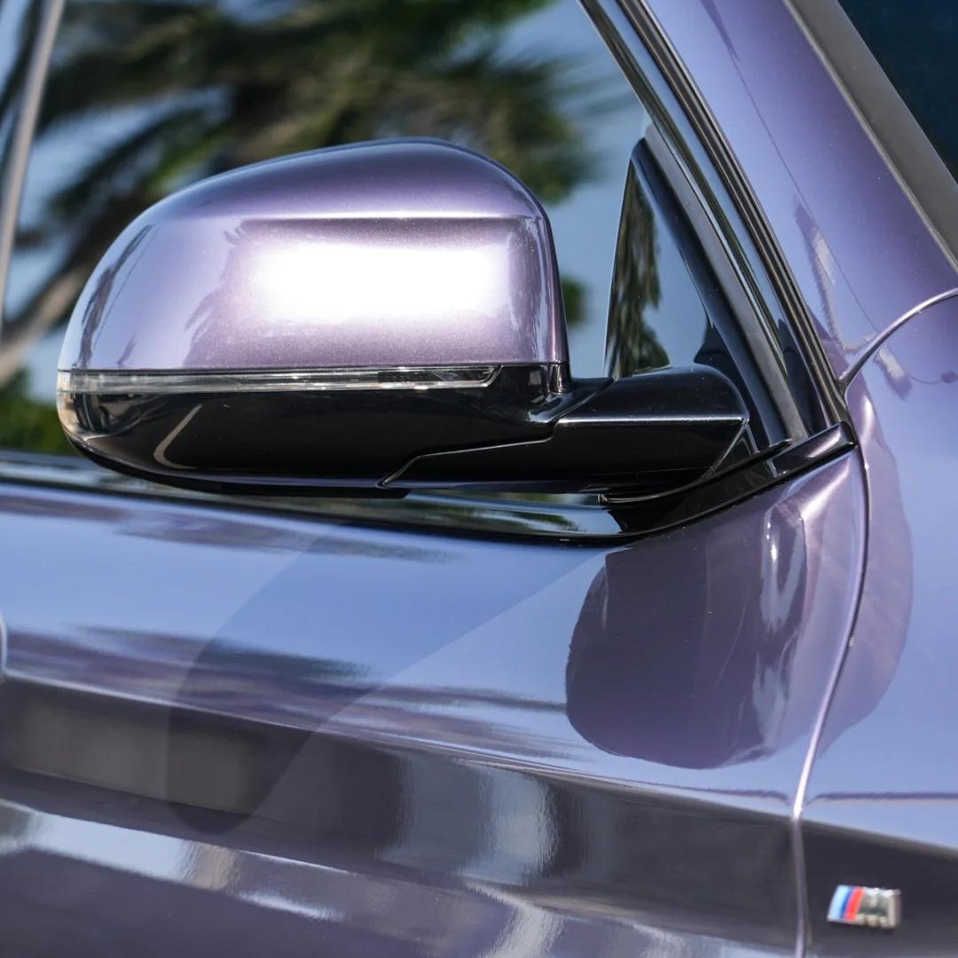 Gloss Metallic Violet Grey Car Vinyl Wrap Bentley