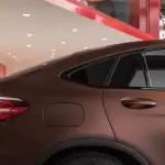 Satin Coffee Brown Car Wrap