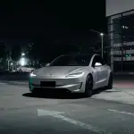 Matte Metallic Satin Silver Car Vinyl Wrap