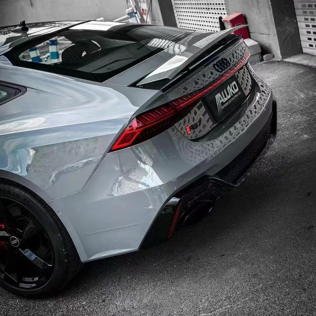 Gloss Nardo Grey Car Vinyl Wrap PET 