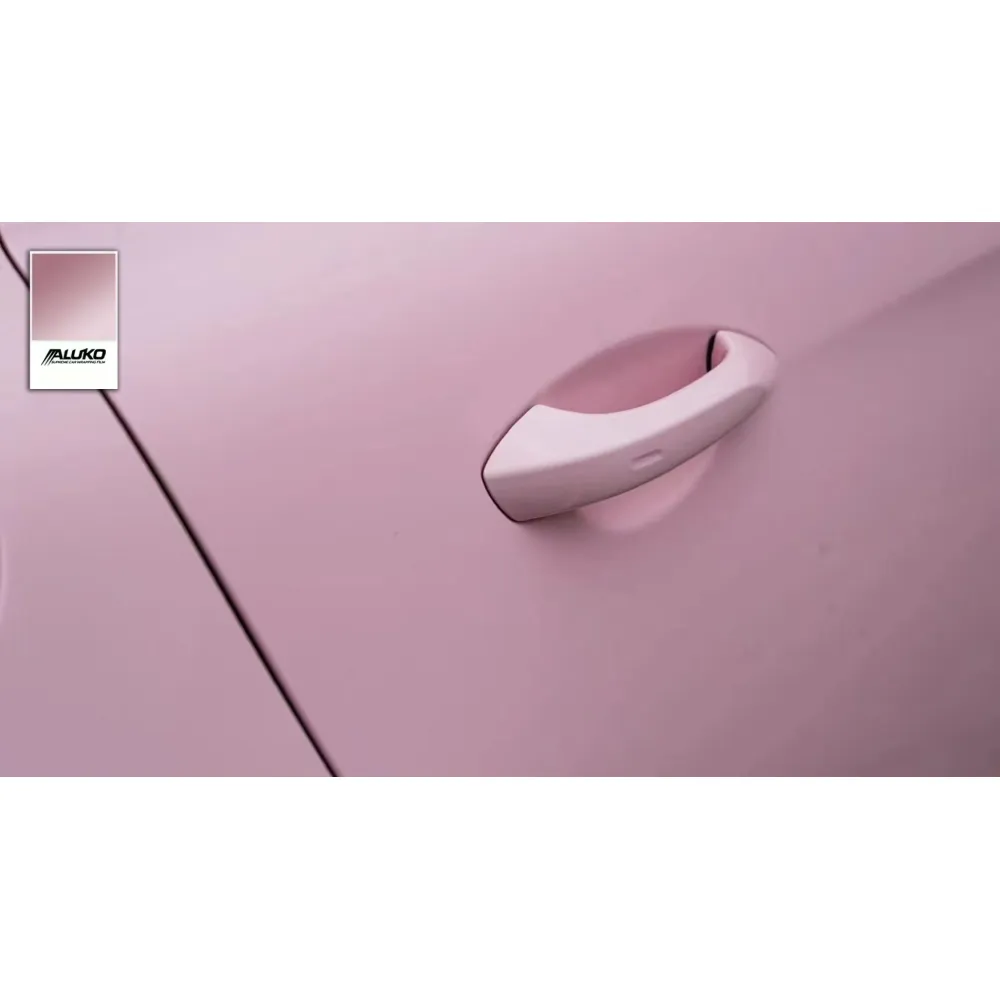 TPU Gloss Crystal Peach Pink Car Vinyl Wrap