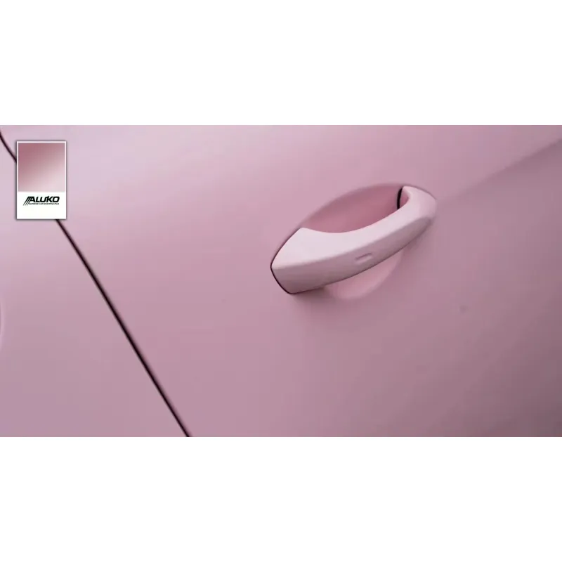 TPU Gloss Crystal Peach Pink Car Vinyl Wrap