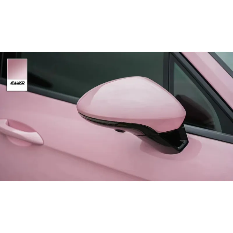 TPU Gloss Crystal Peach Pink Car Vinyl Wrap