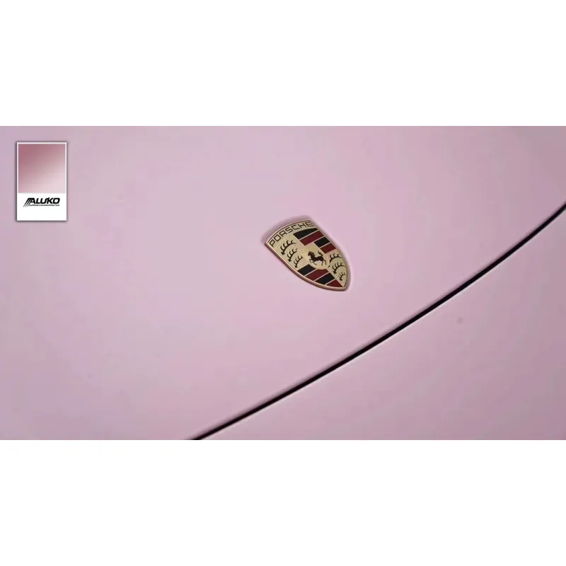 TPU Gloss Crystal Peach Pink Car Vinyl Wrap