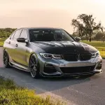 Matte Metallic Titanium Grey Car Vinyl Wrap PET