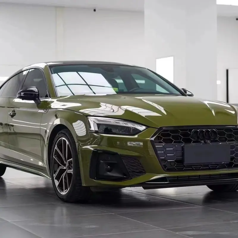 TPU Gloss Military Green Car Vinyl Wrap