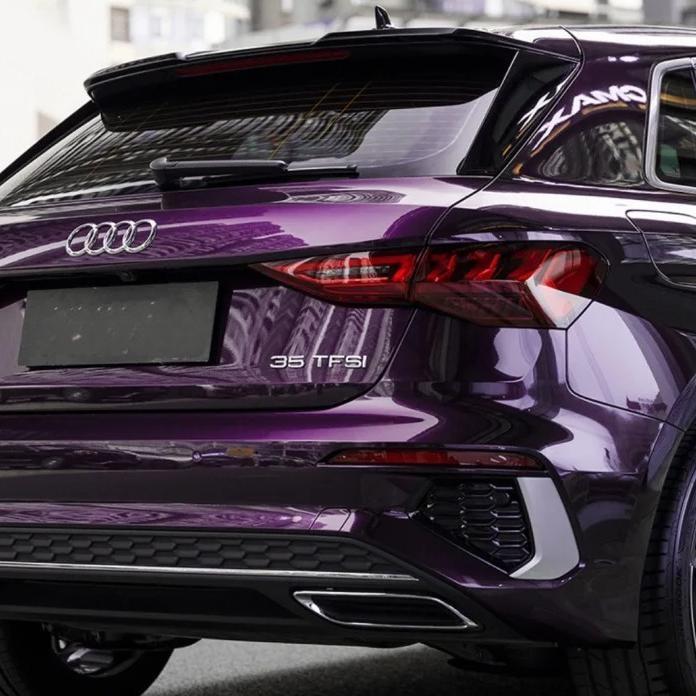 TPU Gloss Metallic Midnight Purple Colored PPF Paint Protection Film