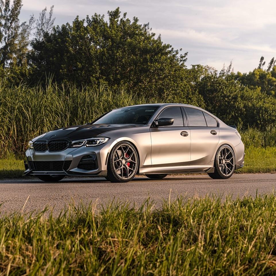 Matte Metallic Titanium Grey Car Vinyl Wrap PET