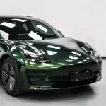 Paint Metal Midnight Green Car Vinyl Wrap