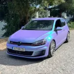 Gloss Metallic Chameleon Purple Green Car Vinyl Wrap