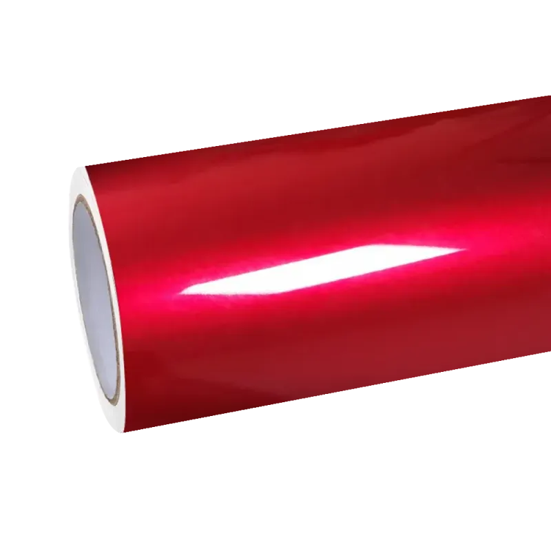 Gloss Metallic Vampire Red Car Vinyl Wrap