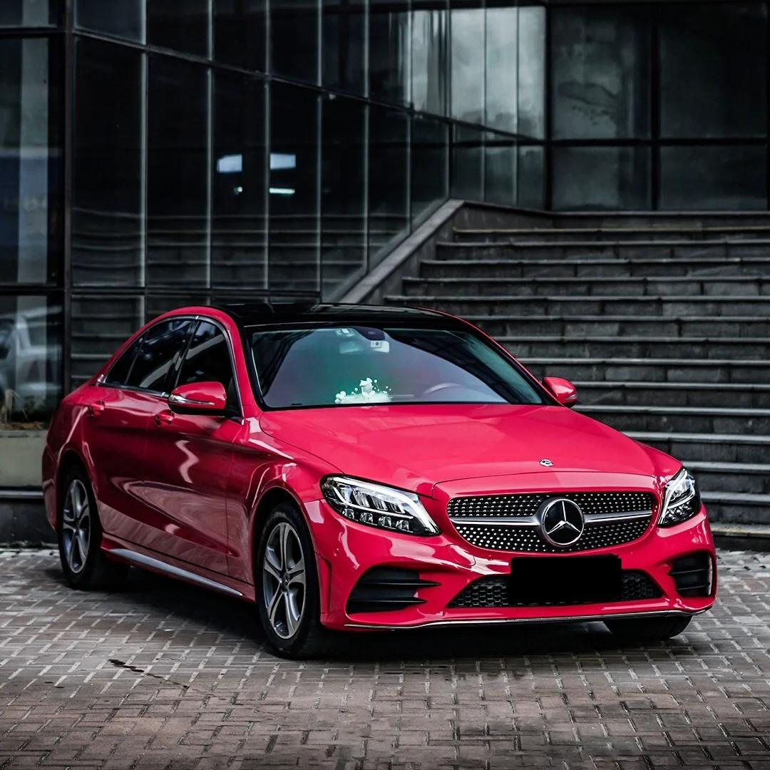 Gloss Strawberry Red Car Vinyl Wrap Sale