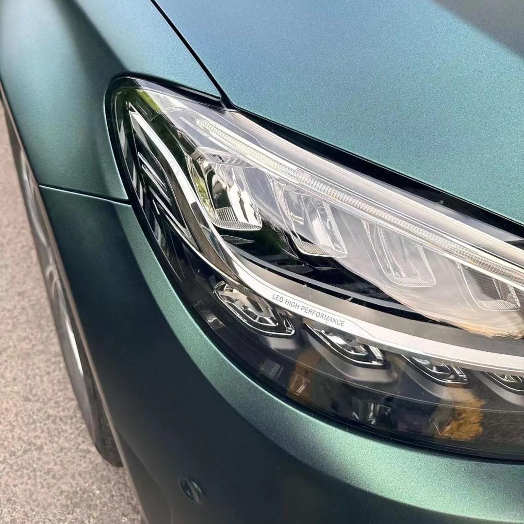 Forest Green Car Wrap