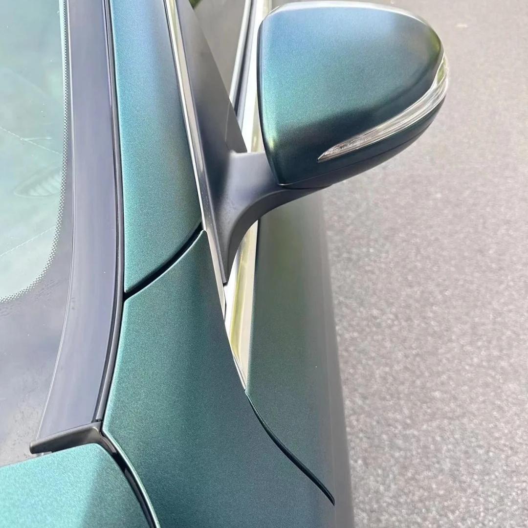 Forest Green Car Wrap