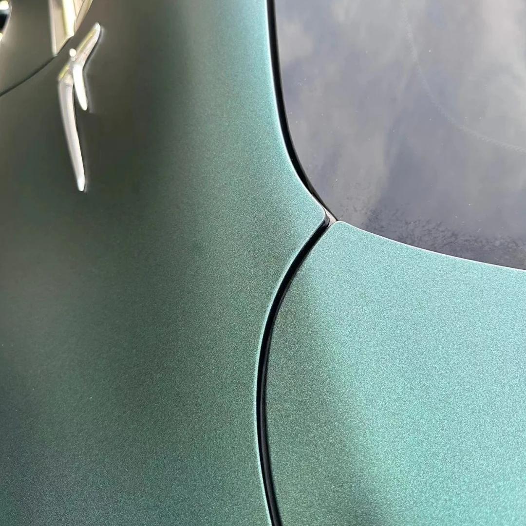 Forest Green Car Wrap