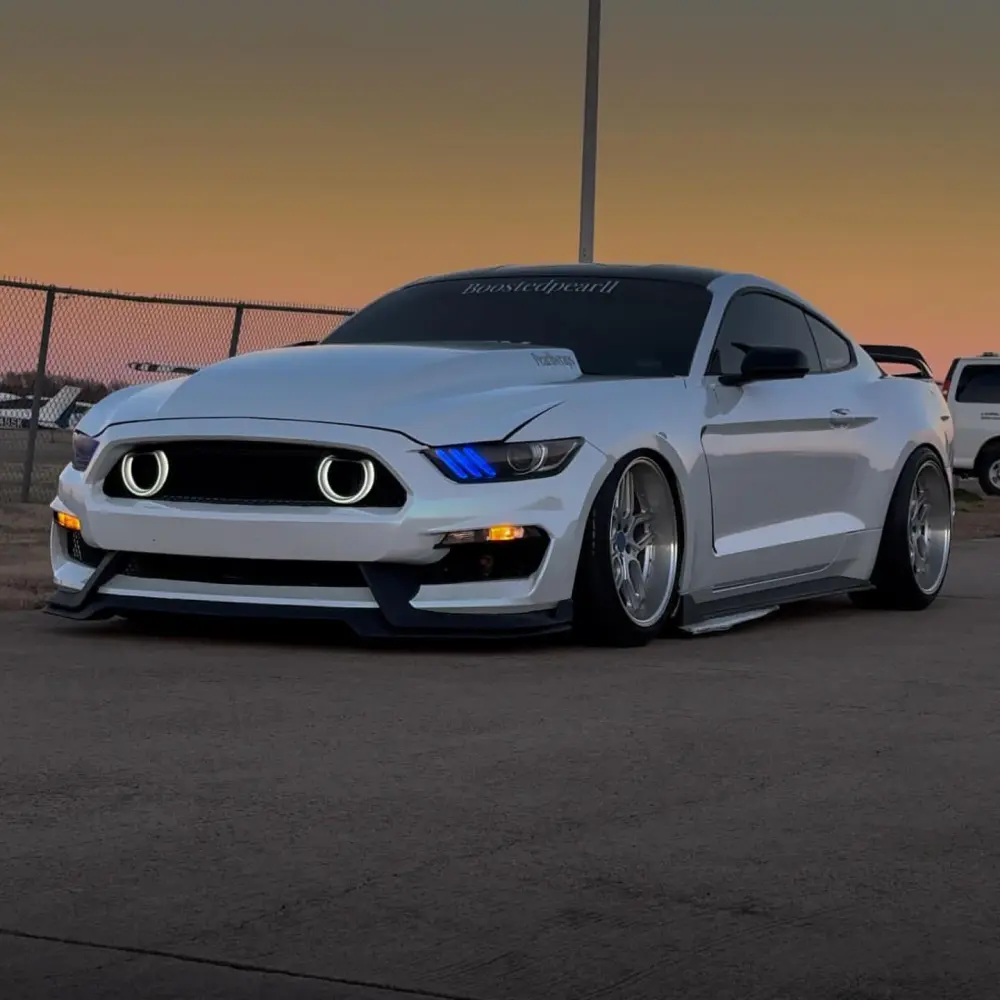Gloss Metallic Chameleon Diamond Blue White Car Vinyl Wrap