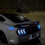 Gloss Metallic Chameleon Diamond Blue White Car Vinyl Wrap