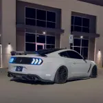 Gloss Metallic Chameleon Diamond Blue White Car Vinyl Wrap