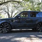 Matte Camo Black Car Vinyl Wrap| 3D Ghost Camouflage Black PET