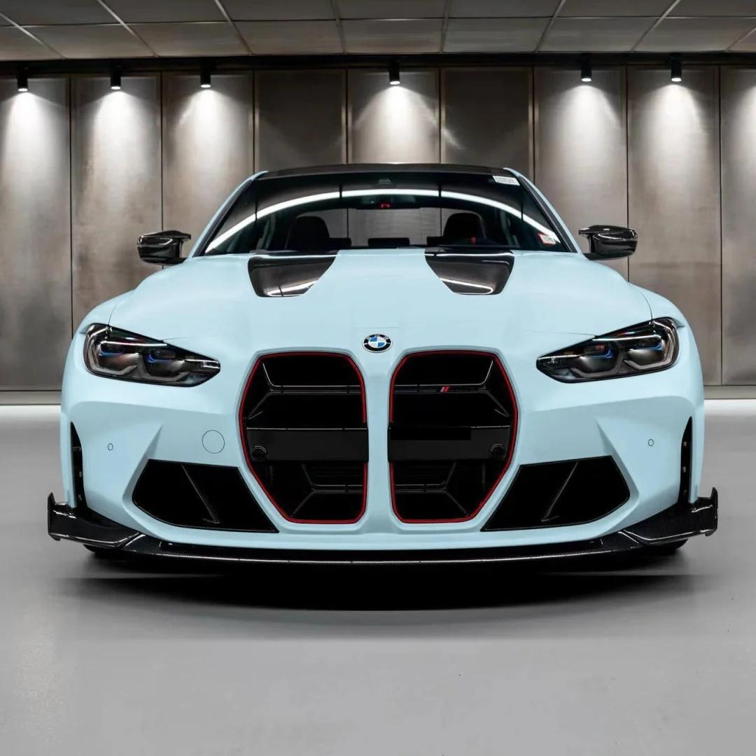 Matte Light Blue Car Wrap