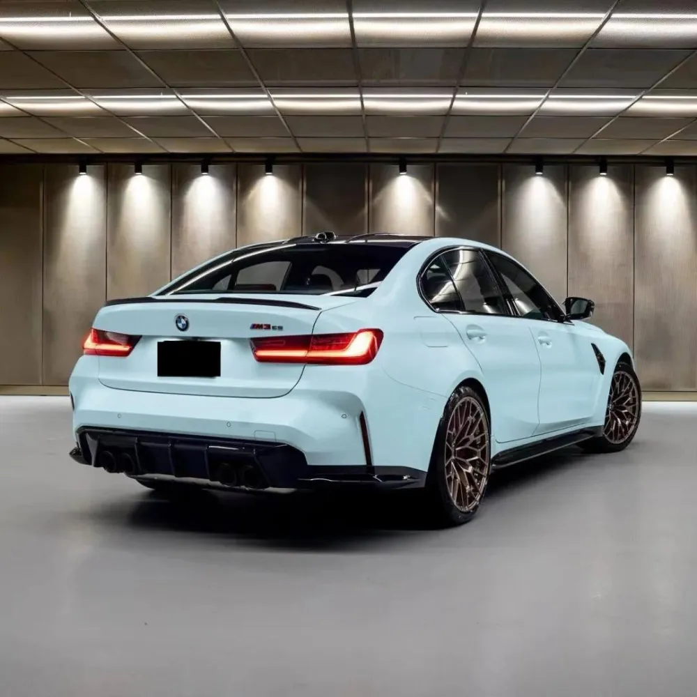 Matte Light Blue Car Wrap