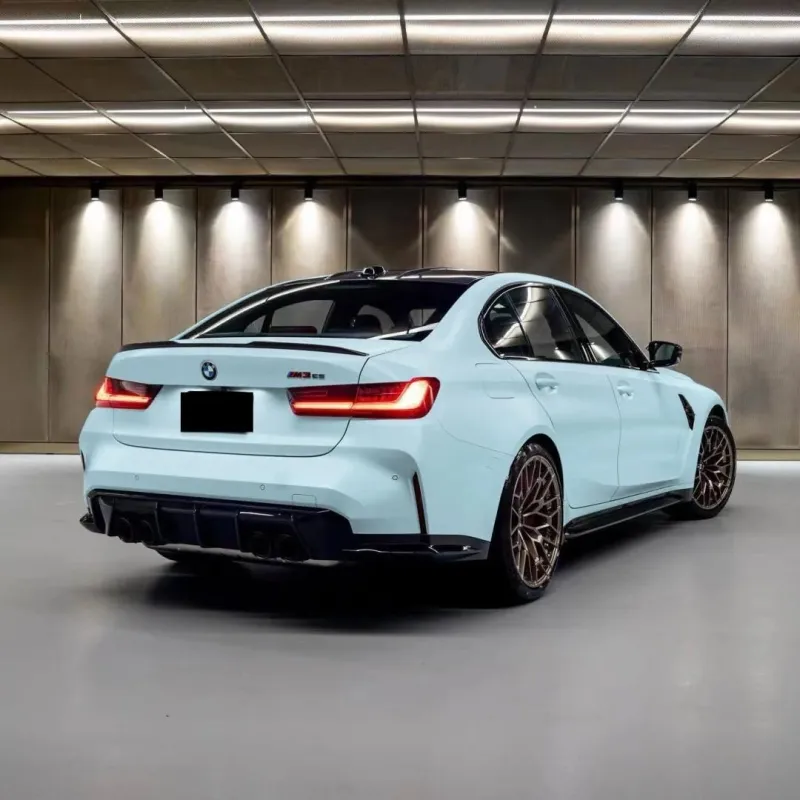 Matte Light Blue Car Wrap