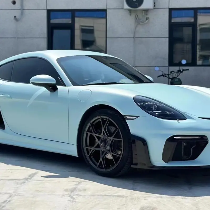 Ultimate Flat Light Blue Car Vinyl Wrap