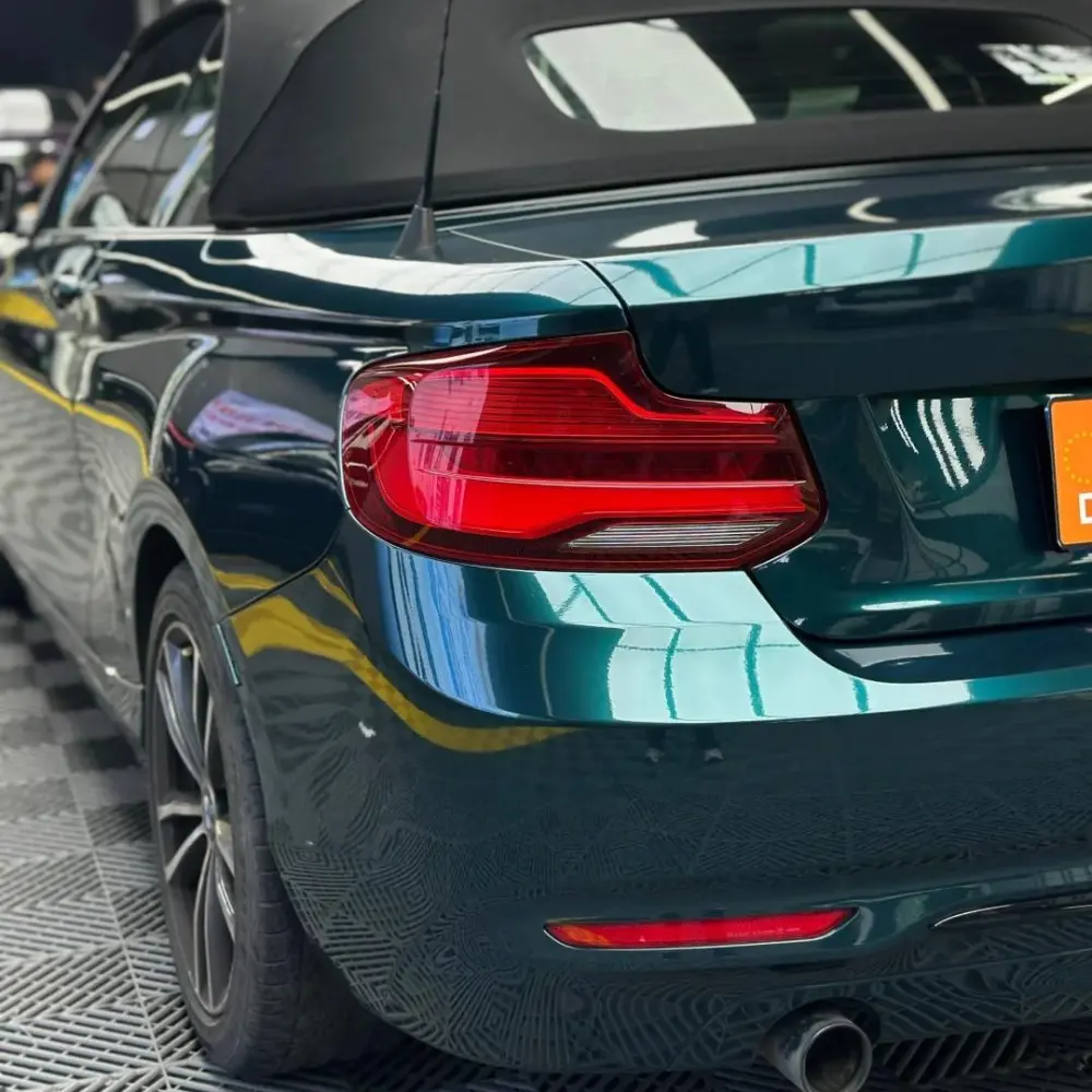 Gloss British Racing Green Car Vinyl Wrap