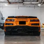 Gloss Mclaren Orange Car Vinyl Wrap PET