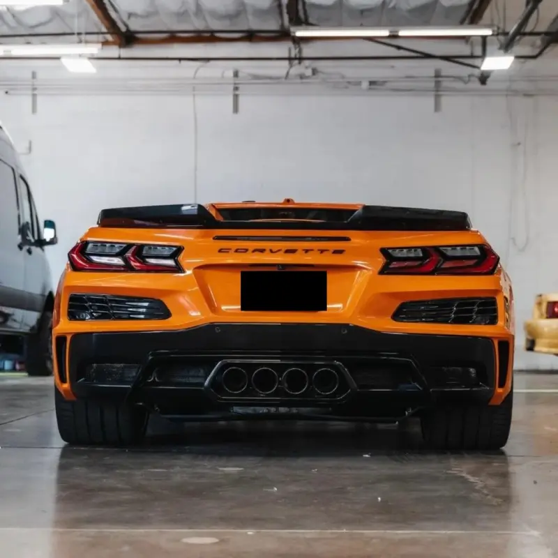 Gloss Mclaren Orange Car Vinyl Wrap PET
