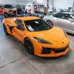 Gloss Mclaren Orange Car Vinyl Wrap PET