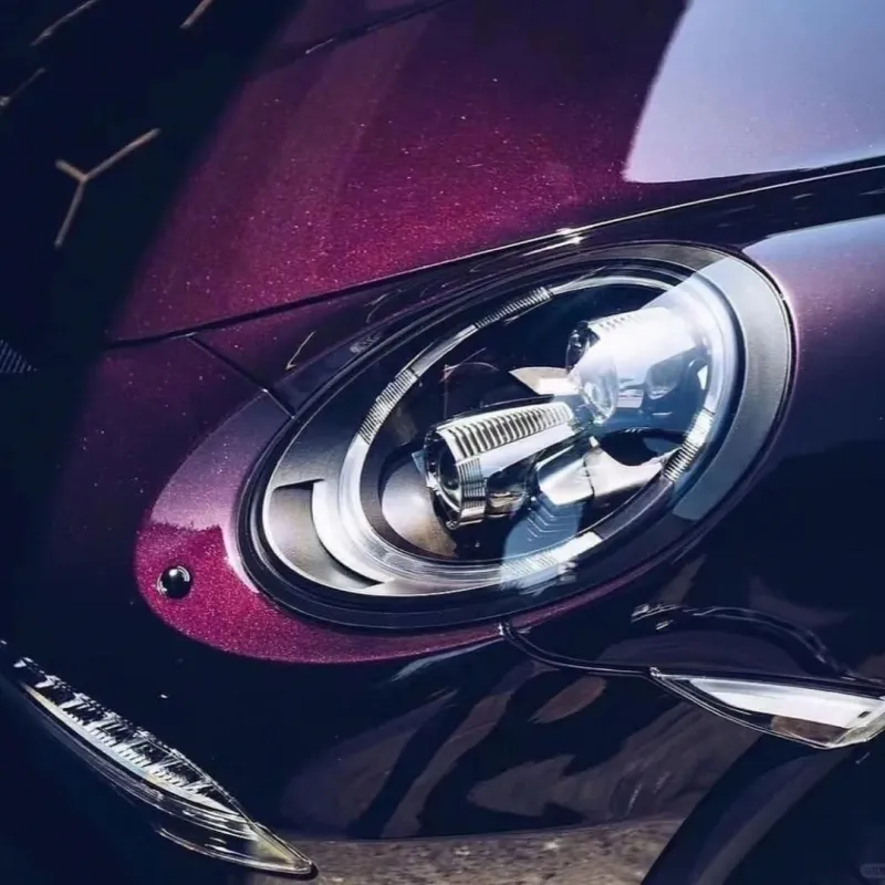 Gloss Metallic Gentian Purple Car Vinyl Wrap