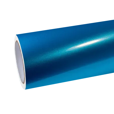 Gloss Metallic Jazz Blue Car Vinyl Wrap PET 01