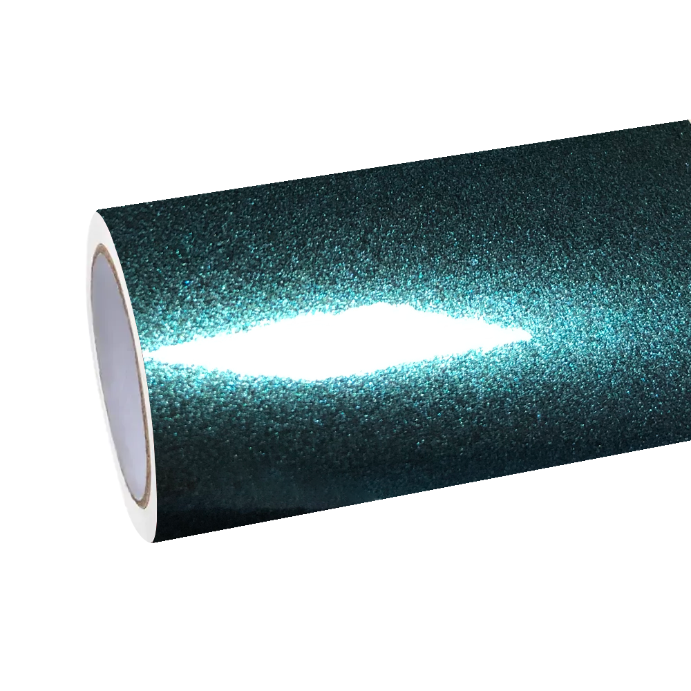 Gloss Metallic Diamond Emerald Green Car Vinyl Wrap