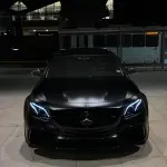 Matte Satin Ceramic Black Car Vinyl Wrap Coupe Sale