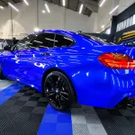 Gloss Metallic Deep Blue Car Vinyl Wrap