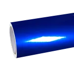 Gloss Metallic Deep Blue Car Vinyl Wrap
