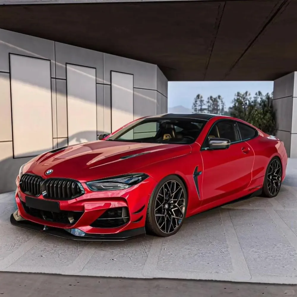 Gloss Metallic Vampire Red Car Vinyl Wrap